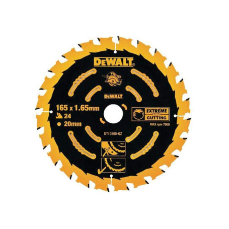 Lame de Scie Portative DeWalt DT10300-QZ 24WZ Argent 165/20mm
