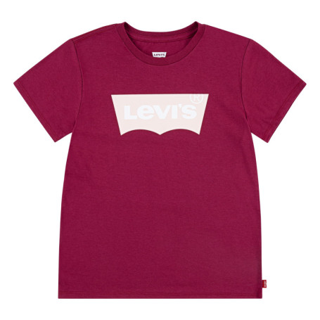 T-Shirt Bébé Fille Levi's Batwing en Classic Red Plum