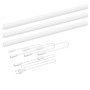 Ensemble de 3 Lampes LED Tubes 8W pour Cuisine et Salon - Blanc Neutre 4000K