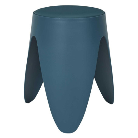 Tabouret Eve Bleu Canard - Design Contemporain et Polyvalent