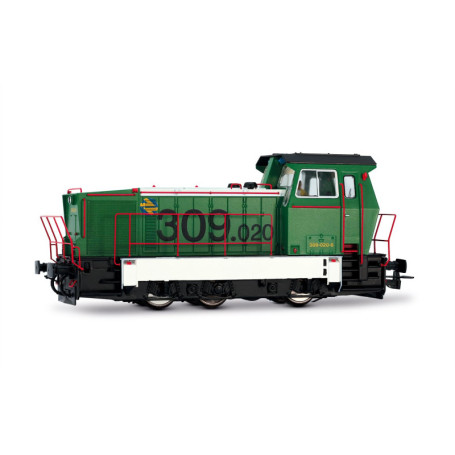 Locomotive Diesel Electrotren ADIF série 309 - Vert/Blanc