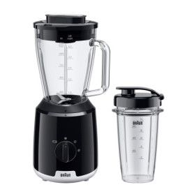 Mélangeur Braun PowerBlend 1 avec Bouteille Smoothie2Go - 600W, Noir
