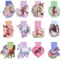 Lot de 12 marque-pages magnétiques en forme de chevaux pour enfants