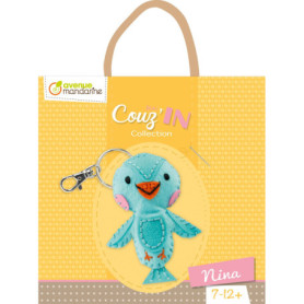 Kit Créatif Couture Enfant - Porte-clé Mini Couz'IN Nina