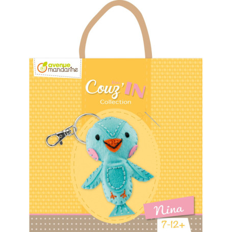 Kit Créatif Couture Enfant - Porte-clé Mini Couz'IN Nina