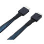 Câble Oculink SFF-8611 PCI-e 4.0 Prolongation 100cm pour Mini PC et eGPU