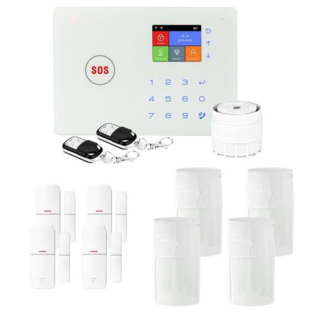 Kit Alarme Maison 4G Connectée sans Fil - LIFEBOX