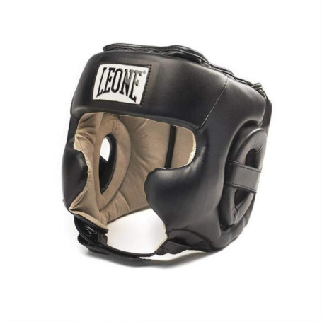 Casque d'Entraînement Noir LEONE 1947 pour Pugilat - Taille M