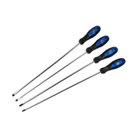 Jeu de tournevis extra longs ergonomiques 450 mm - Satra