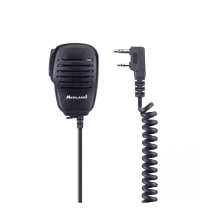 Microphone Haut-Parleur Midland avec PTT et Clip Rotatif pour Radio Kenwood