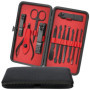 Kit de Manucure Professionnel iSOUL en Acier Inoxydable - 12 Pièces pour Hommes et Femmes