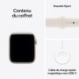 Apple Watch SE 3 GPS 44 mm - Montre Connectée Lumière Stellaire
