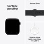 Apple Watch Series 11 - Montre Connectée GPS 42 mm Obsidienne avec Bracelet Noir