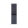 Bracelet Sport Apple Watch - Boucle Ajustable en Nylon Bleu Maritime - 40 mm