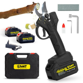 Sécateur électrique MAKTUL avec 2 batteries 4000 mAh - Puissance 500 W