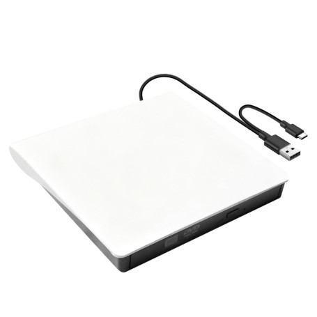 Lecteur DVD/CD Externe USB 3.0 et Type-C - Graveur Compatible PC et Mac