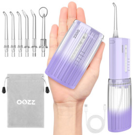 Irrigateur Buccal Portable OOZZ - Hydropulseur de Voyage Compact avec 5 Modes de Pression