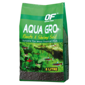 Gravier Noir Ocean Free PM220 pour Plantes d'Aquarium - 8 Litres