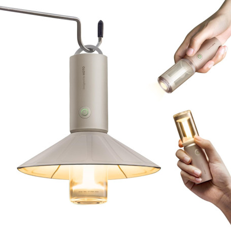 Lanterne de Camping HOTO Rechargeable avec 3 Modes d'Éclairage