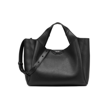 Sac à Main DKNY Willa Satchel Noir Argenté pour Femme