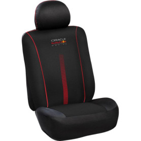 Housses de Siège Auto Red Bull Powerbar - Lot de 3 Noir/Rouge