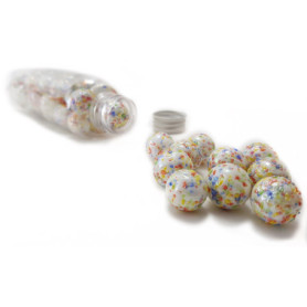 30 Billes Pépites en Verre Multicolores - Collection MaRécréation
