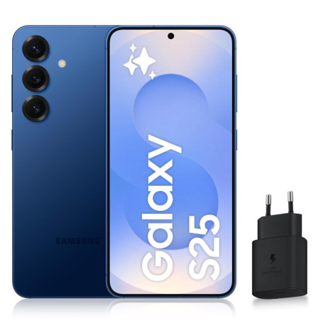 Samsung Galaxy S25 - Smartphone Android 5G Déverrouillé 256 Go - Bleu Nuit