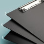 Pack de 6 Porte Documents A4 avec Pince - Clipboard Léger en Plastique Noir