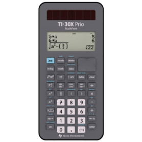 Calculatrice Scientifique Texas Instruments TI-30X Prio MathPrint - Solaire et Batterie