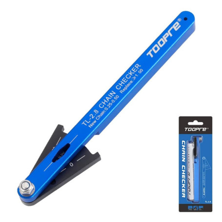 Indicateur d'Usure de Chaîne de Vélo en Aluminium - Outil Précis et Léger