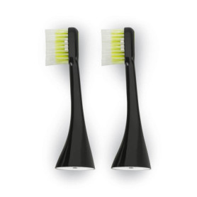 Brosses à dents Silk'n ToothWave Extra Douces - 2 pièces Noires