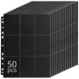 QWORK® 900 Pochettes de Protection pour Cartes à Collectionner - Noir