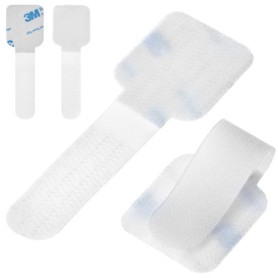 QWORK Lot de 50 Sangles Auto-adhésives pour Rangement de Câbles