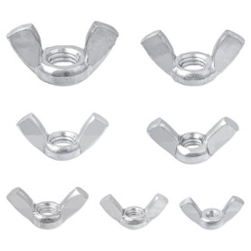 XNJIHWA 100 Écrous à Oreilles en Acier Inoxydable pour Machines et Meubles