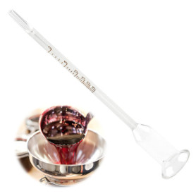 VIVIIHOO Vinomètre Précis pour Brasseurs Amateurs - Compteur d'Alcool 0-25%