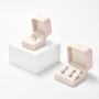 Oirlv Rose PU Cuir Ecrin Pour Boucles D'oreilles, Boite Cadeau Boucles D'oreilles,Pour Saint Valentin Anniversaire,Noël