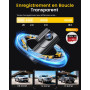 GKU 4K Dashcam Voiture Avant Arrière,5GHz WiFi Caméra Embarquée Voiture avec Carte SD 64G,Camera Voiture Grand Angle 170°,Vision