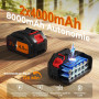 Mini Tronçonneuse à Batterie 6 Pouces, 8000mAh Tronconneuse Electrique Sans Fil pour Jardin, 1000W Brushless Tronçonneuse Elague