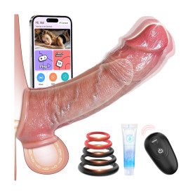 Gaines pour Pénis Gode Sex Toys Homme - Vibromasseurs Sextoy Femme Anneau Penien Vibrant Gaine Godemichets Toýs Couple Plaisir 