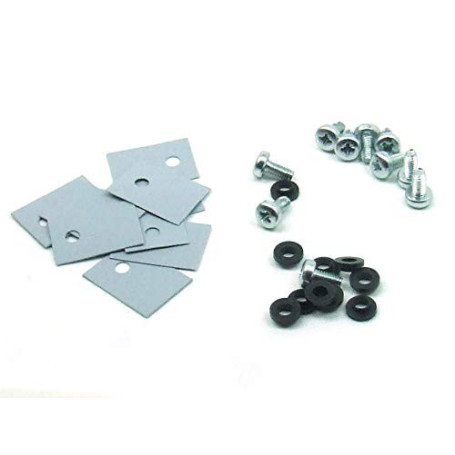 Set de 10 Dissipateurs Isolants pour Transistors TO220 - POPESQ