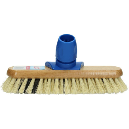 Brosse de Récurage Sorbo en Bois avec Fibres Tampico - Nettoyage Efficace pour Sols Durs