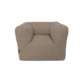 Fauteuil Enfant Doux en Tissu Teddy Warm Sand - Jollein