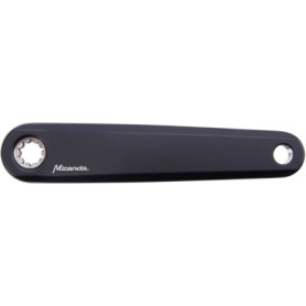 Manivelle Delta 0 en Aluminium Noir 170mm - Miranda