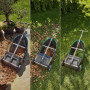 Collecteur de Feuilles GARDENA pour Pelouses et Patios - Outil de Jardin Pratique