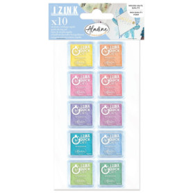 Ensemble de 10 Mini Encreurs Pastel à Séchage Rapide - Aladine