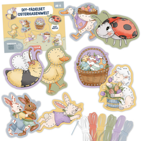 Kit de Couture DIY Lapins de Pâques - Activité Manuelle Créative