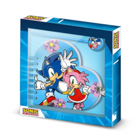 Carnet Sonic The Hedgehog avec Stylo Coeur - Karactermania