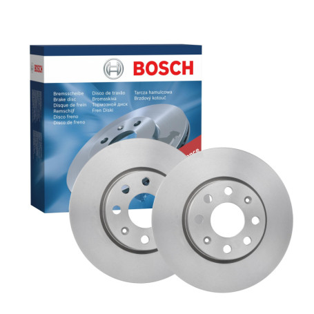 Jeu de disques de frein Bosch BD1090 - 257 mm - Essieu avant - Longue durée de vie