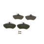 Plaquettes de Frein Avant Bosch BP237 - Jeu de 4 avec Accessoires