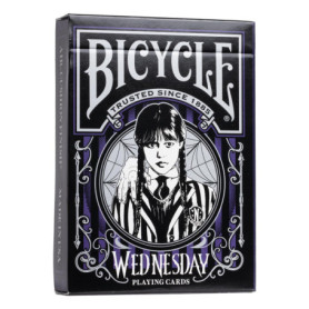 Jeu de Cartes Collector Bicycle - Édition Mercredi Netflix